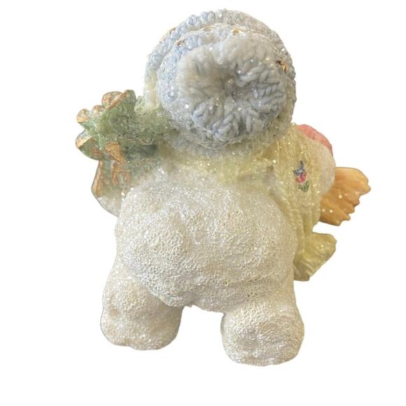 Vintage 2000 Cornerstone Creations Snowman Figurines Set of 2 Christmas Decor - Picture 3 of 7